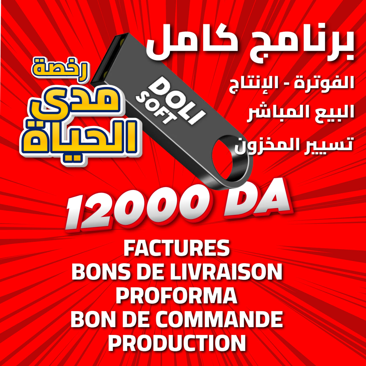 Dolisoft PRO – Logiciel de Facturation Spécial Algerie 2025