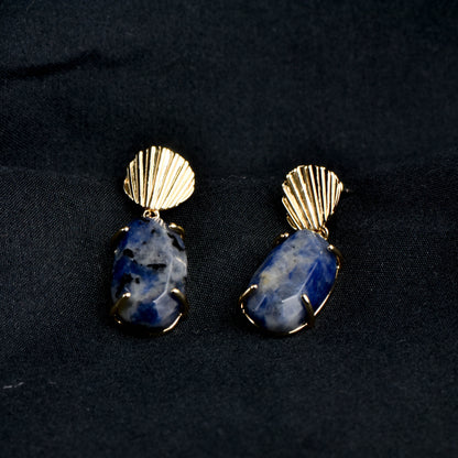 OCEAN SODALITE EARRINGS