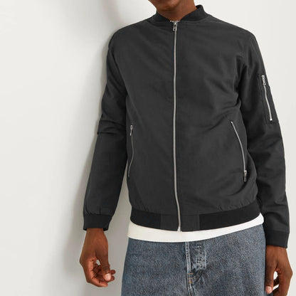 JACK & JONES BOMBER JOMER BOMBER BLACK