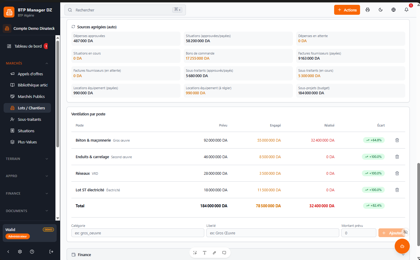 LOGICIEL BTP MANAGER PRO