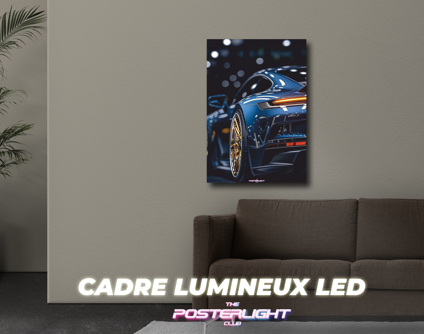 CADRE LUMINEUX LED 3D M