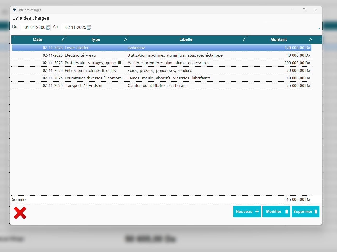 2025 برنامج لتسيير الورشات في الجزائر DOLISOFT PRO