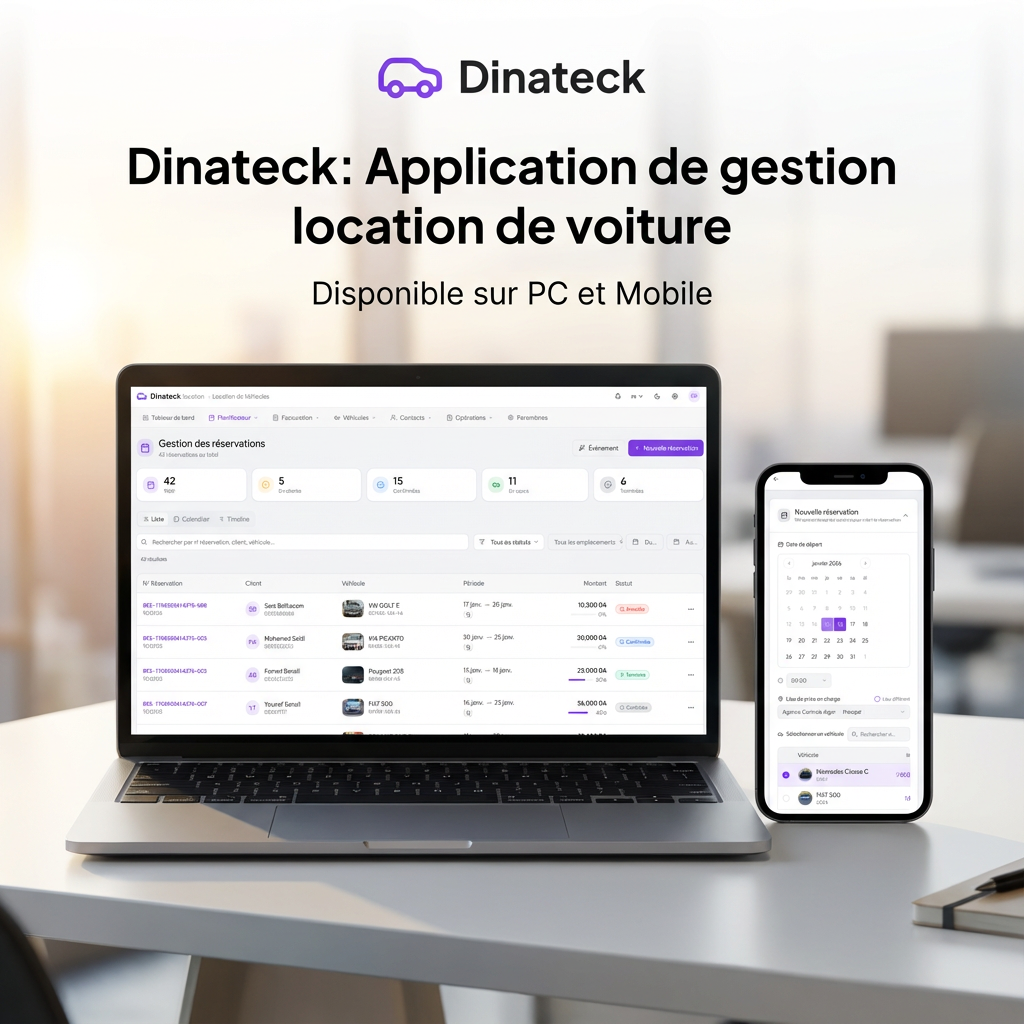 Logiciel Gestion  Location de Voitures [2026]