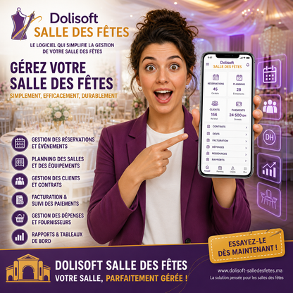 DOLISOFT — Le logiciel de Gestion des salles des fêtes